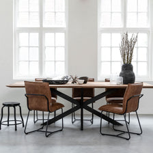 Dining Table Curves Rectangular