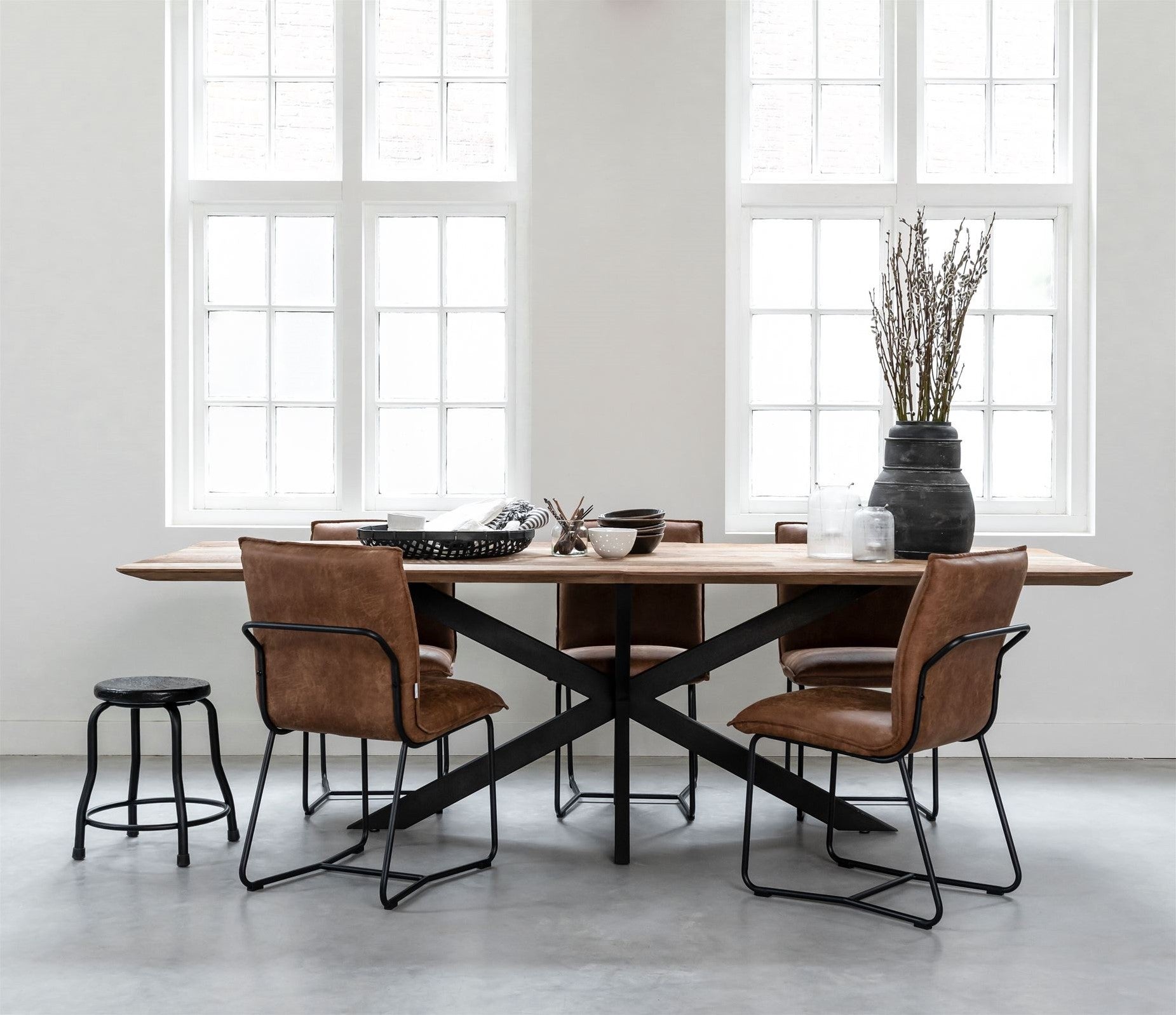 Dining Table Curves Rectangular