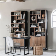 Writing Desk Beam BLACK
