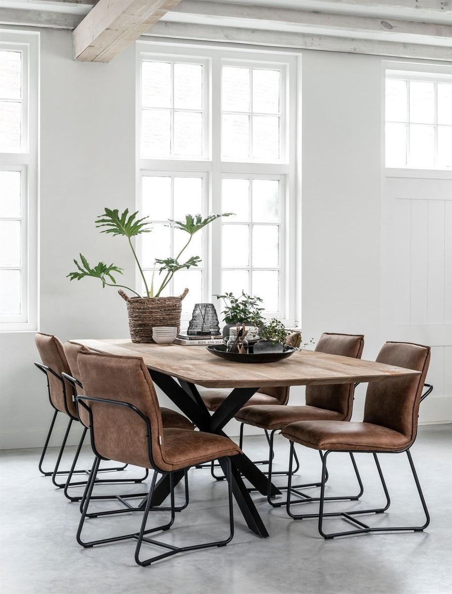 Dining Table Curves Rectangular
