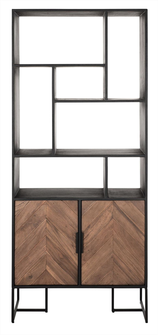 large cc 206100 criss cross bookcase 2 doors 7 open racks115070012591211