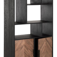 large cc 206100 criss cross bookcase 2 doors 7 open racks315070012591212