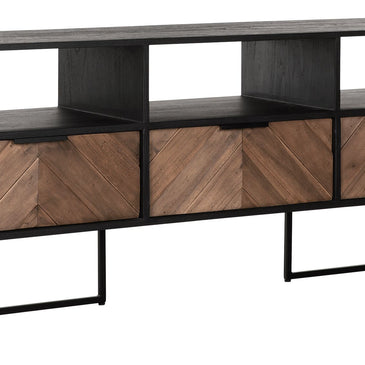 large cc 206302 criss cross tv stand 3 drawers 3 open racks215070012591214