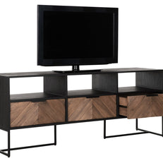 large cc 206302 criss cross tv stand 3 drawers 3 open racks315070012591214