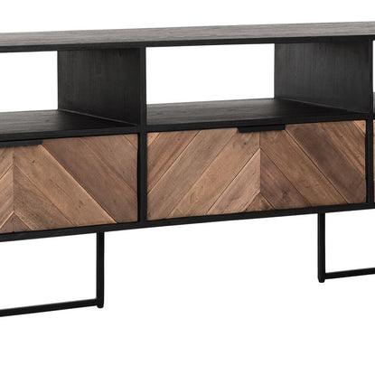 large cc 206303 criss cross tv stand 3 drawers 3 open racks215070012591215