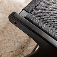 Lounge chair Lazy Loom Black