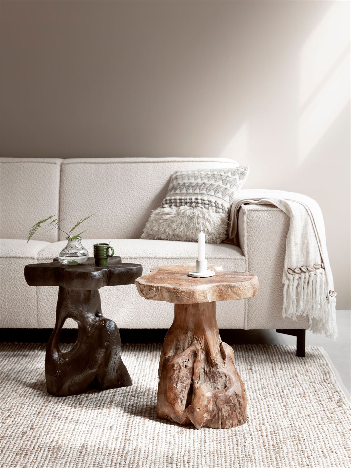 Stool Mushroom Natural