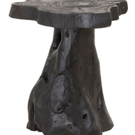 Stool Mushroom Black