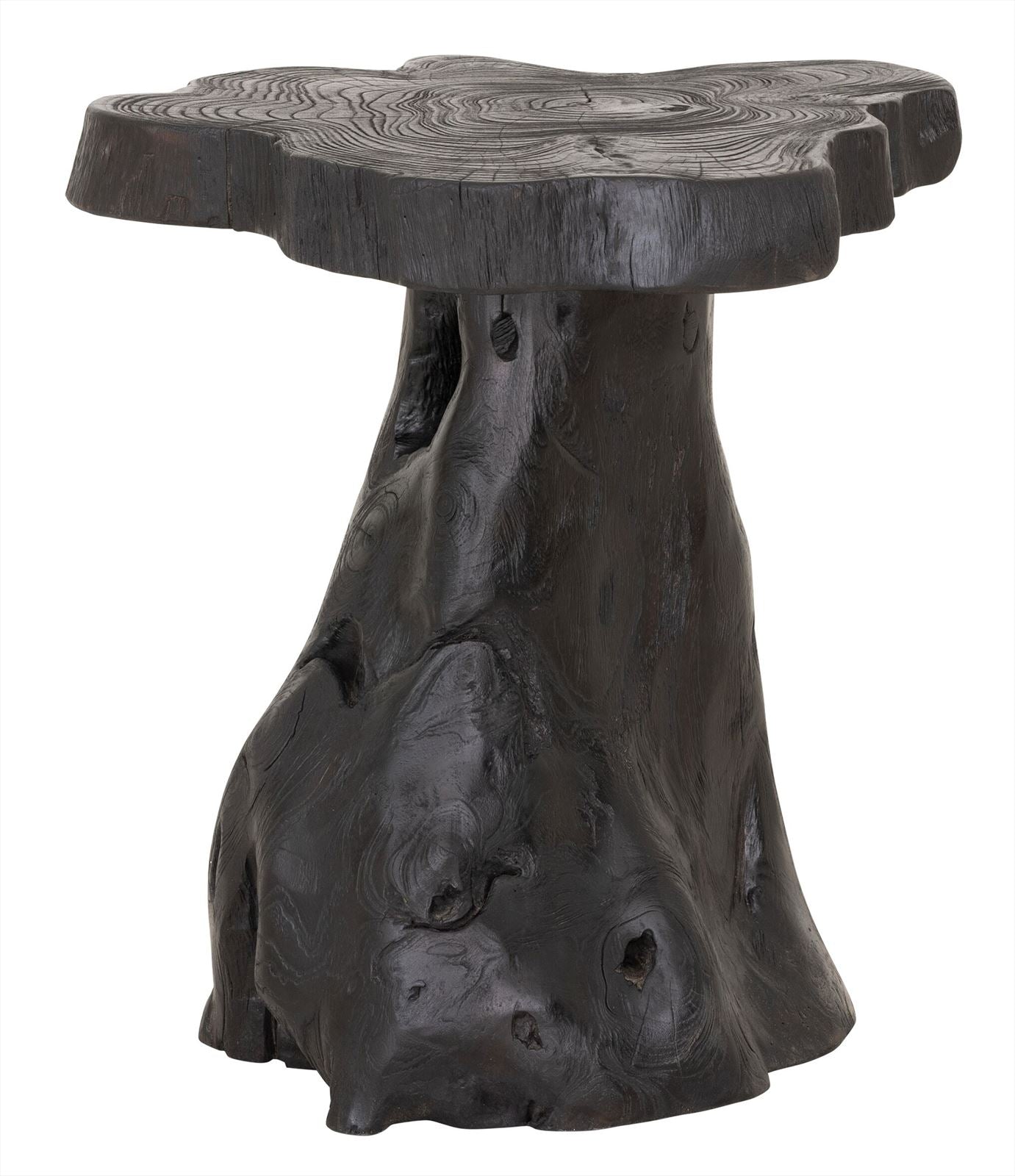 Stool Mushroom Black