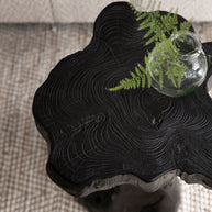 Stool Mushroom Black