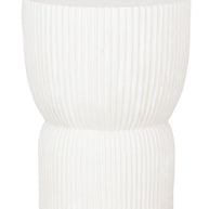 Stool Fluted White