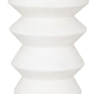 Stool Zig Zag White