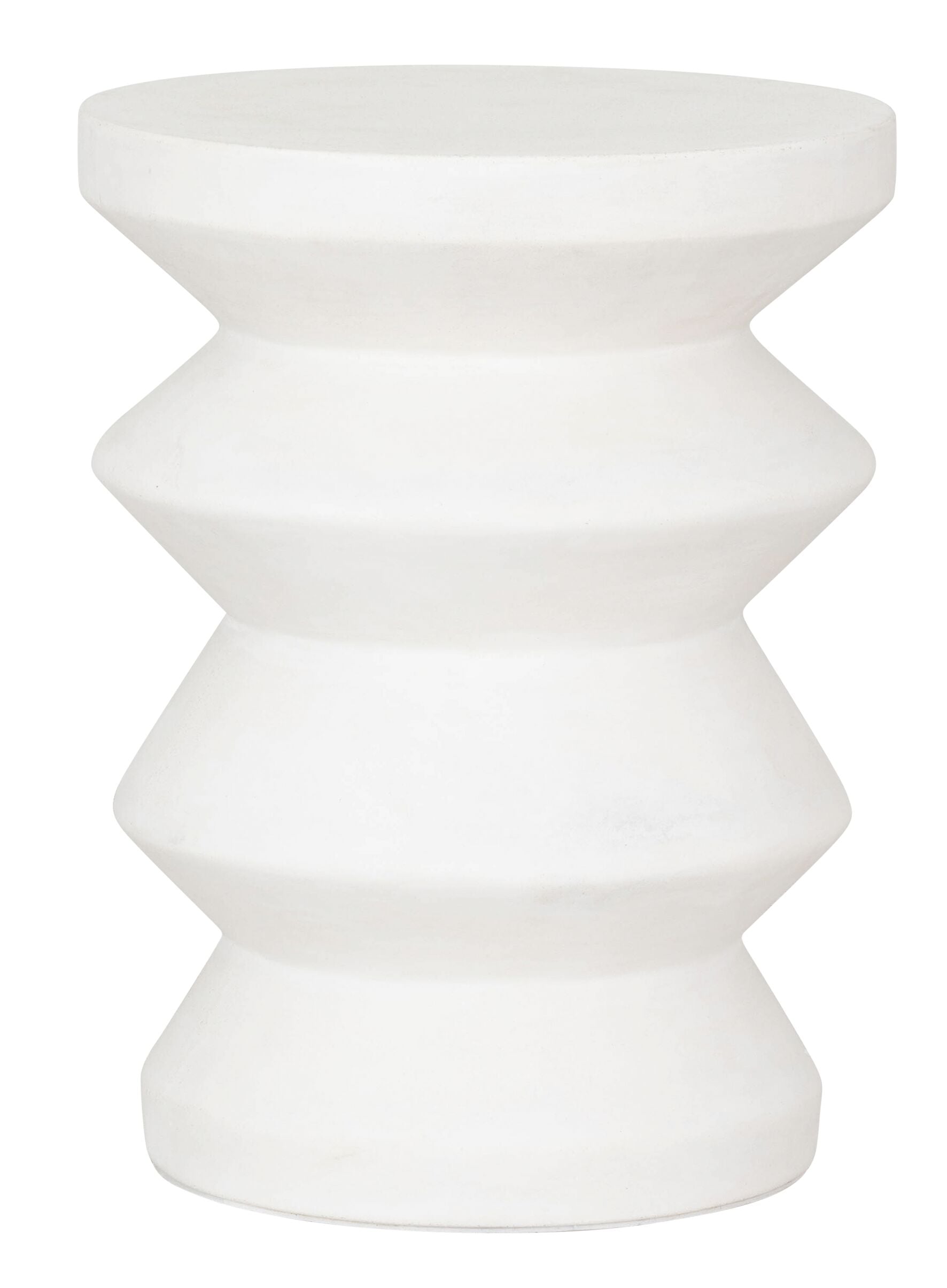 Stool Zig Zag White