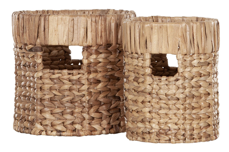 Storage box Organize round, set of 2