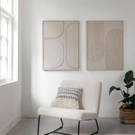 Lounge chair Zola Glossy Natural