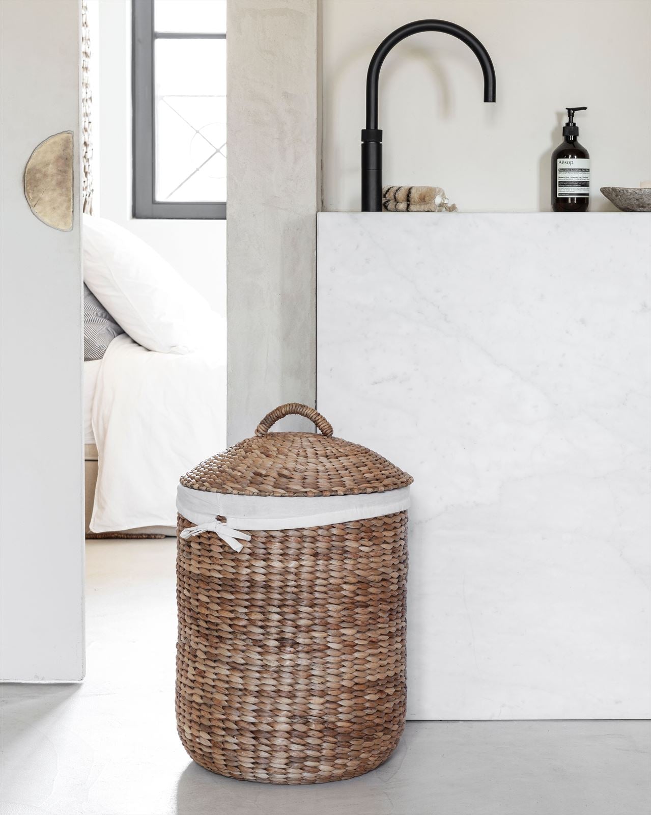 Laundry basket Tahiti NATURAL