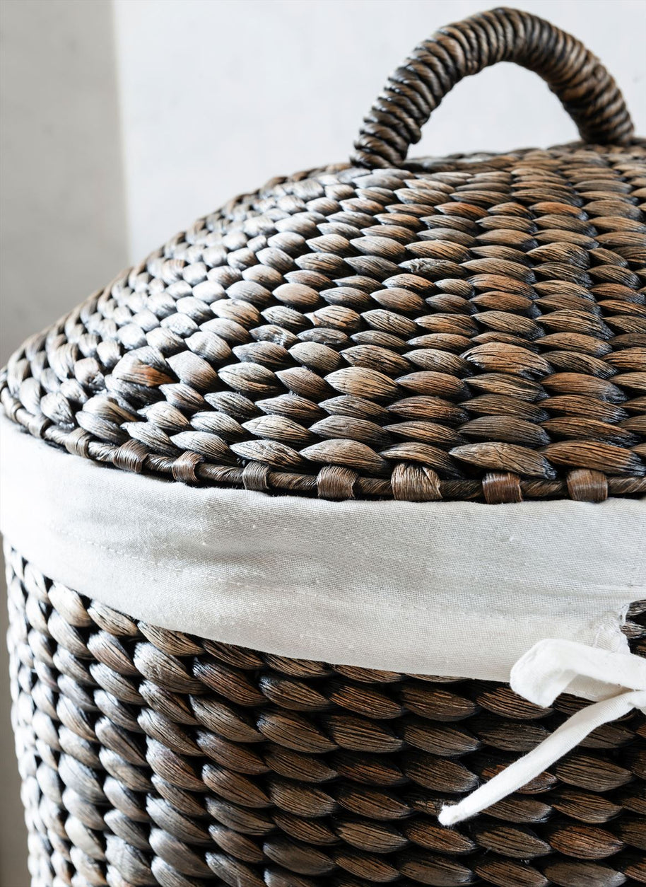 Laundry basket Tahiti BLACK WASH