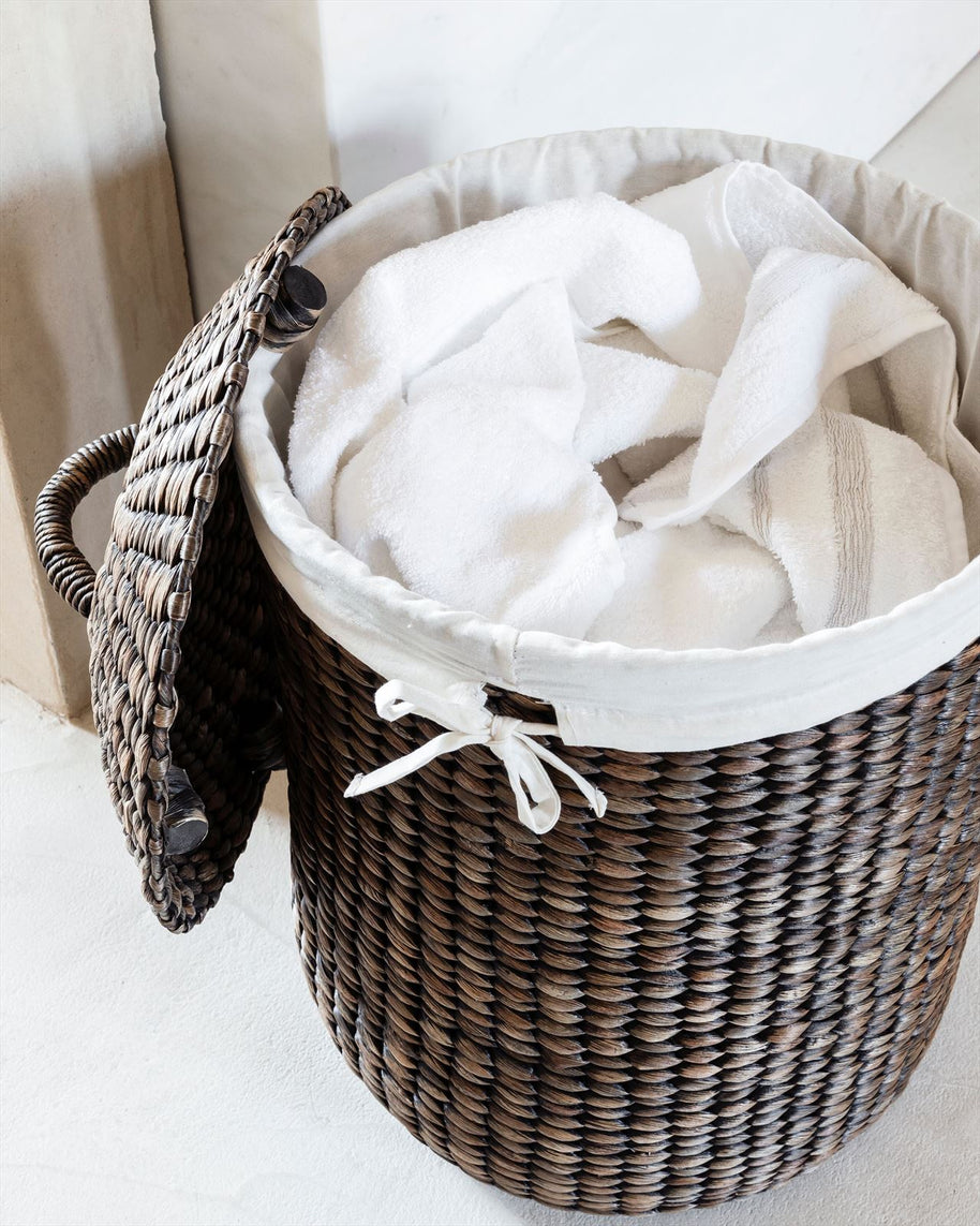 Laundry basket Tahiti BLACK WASH