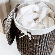 Laundry basket Tahiti BLACK WASH