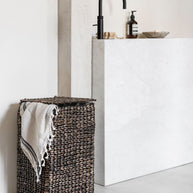 Laundry basket Palawan BLACK WASH