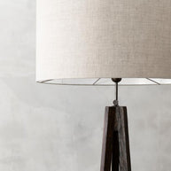 Lamp shade type F, linen natural