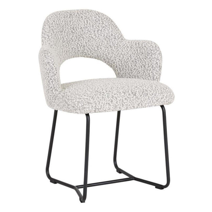 Armchair Vista Bouclé - Light Gray