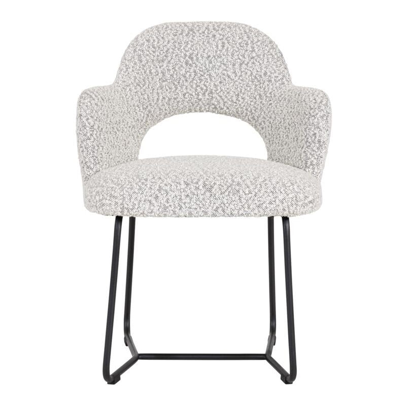 Armchair Vista Bouclé - Light Gray