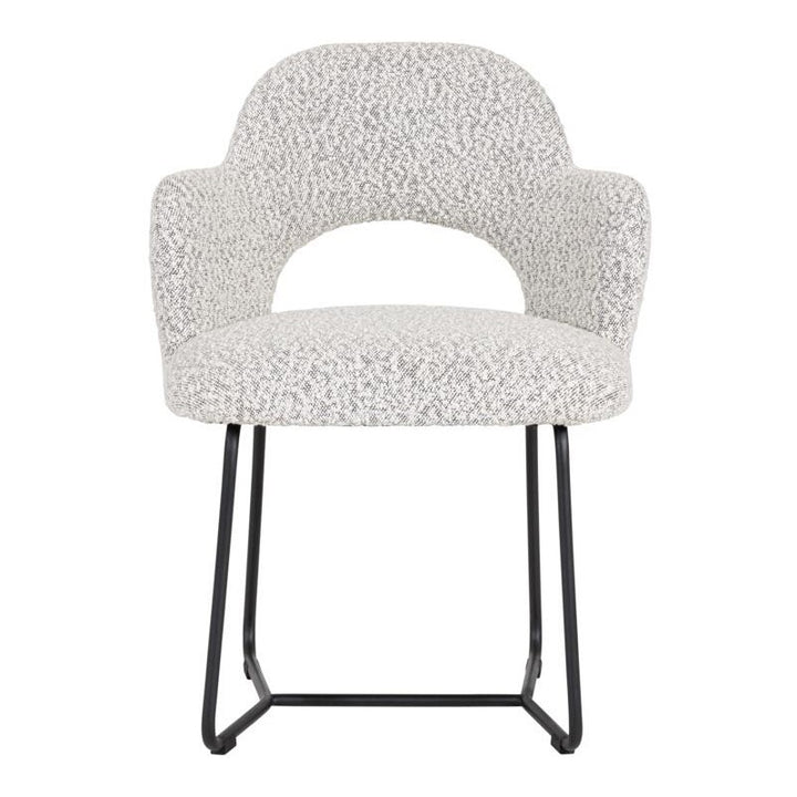 Armchair Vista Bouclé - Light Gray