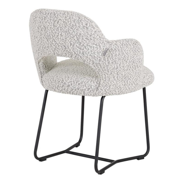 Armchair Vista Bouclé - Light Gray