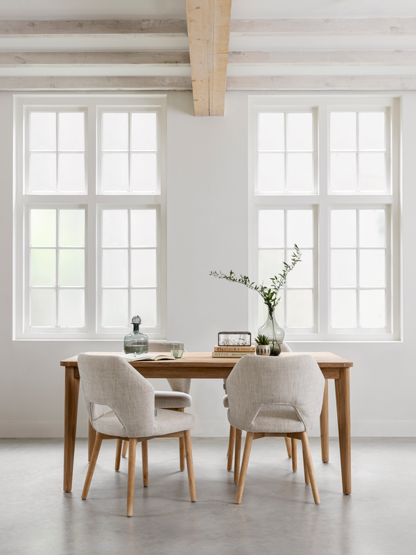 web ap 461731 apollo dining table 170 ml 749015 blossom dining chair polaris naturalsf1dtp 8782515707284