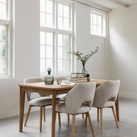 web ap 461731 apollo dining table 170 ml 749015 blossom dining chair polaris naturalsf2dtp 8782515707286