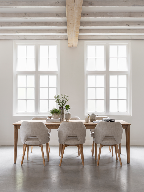 web ap 461733 apollo dining table 230 ml 749015 blossom dining chair polaris naturalsf1dtp 8782515707288