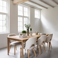 web ap 461733 apollo dining table 230 ml 749015 blossom dining chair polaris naturalsf2dtp 8782515707288